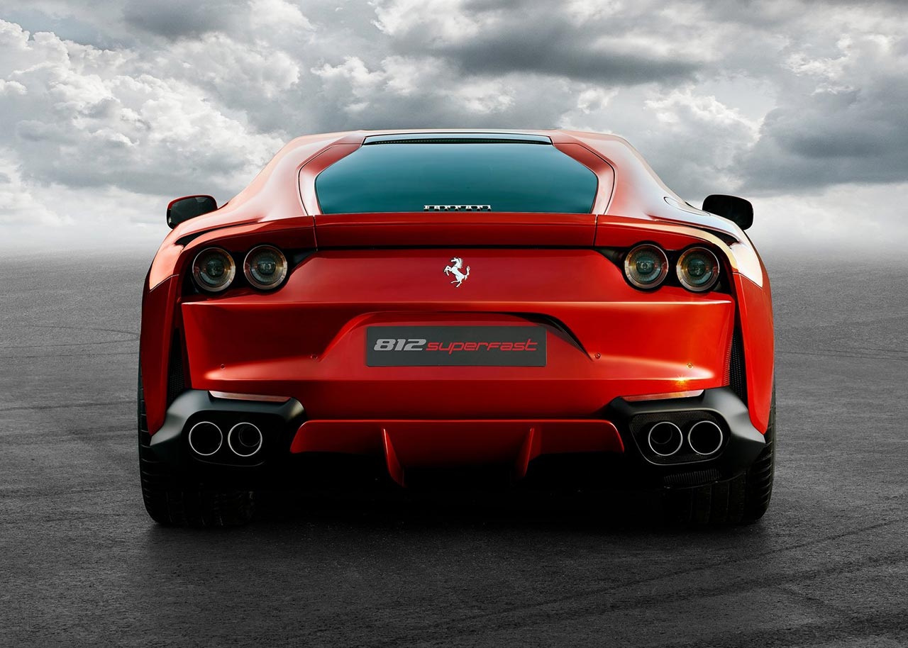 2017 Ferrari 812 Superfast rear