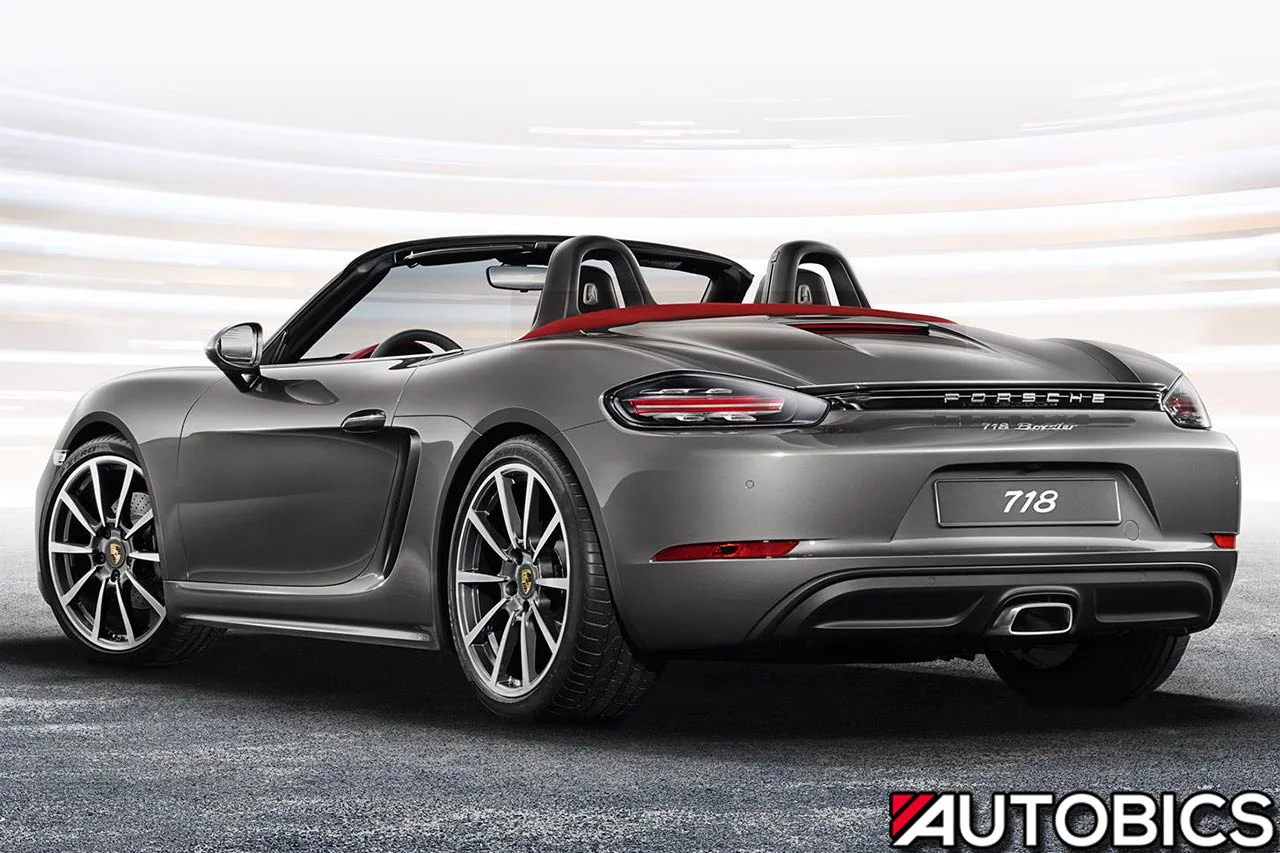 Porsche 718 Boxster 2017 rear