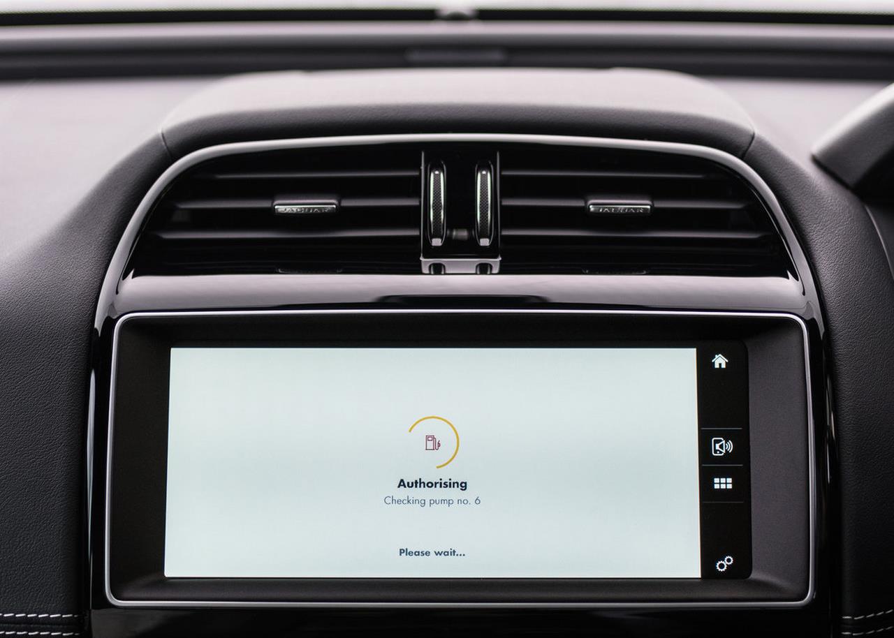 2017 Jaguar XE Shell app authorising
