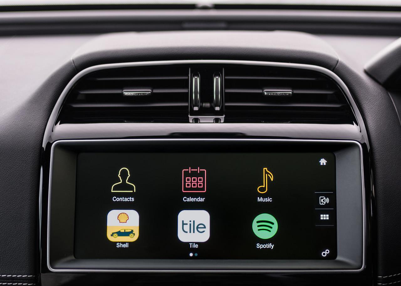 2017 Jaguar XE Shell app