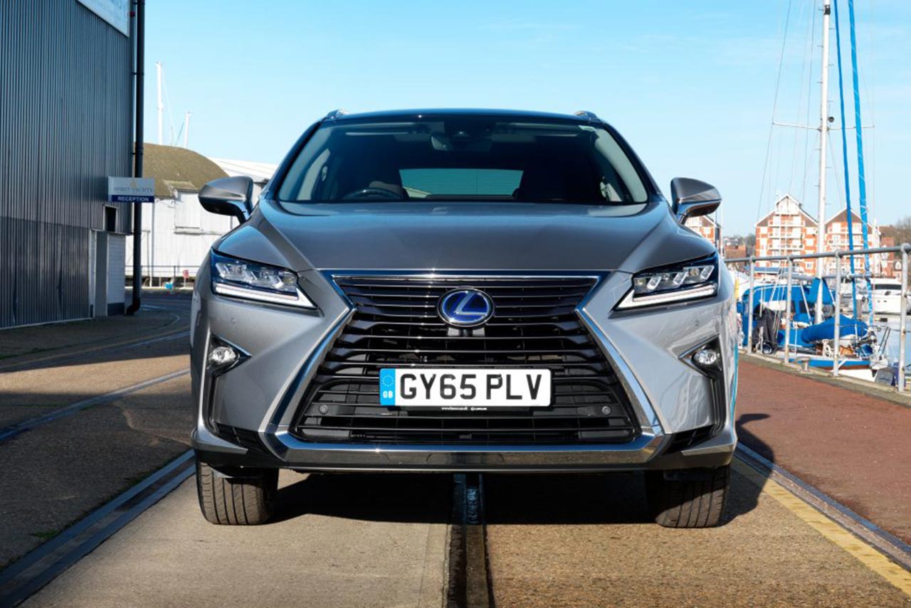 2017 Lexus RX 450h silver front