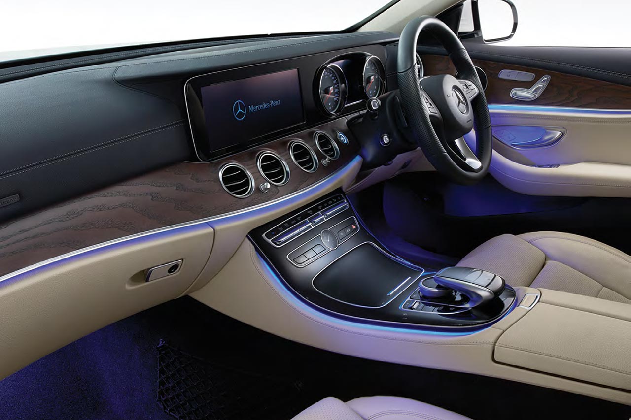 2017 Mercedes Benz E Class Lwb India Interior Ambient Light