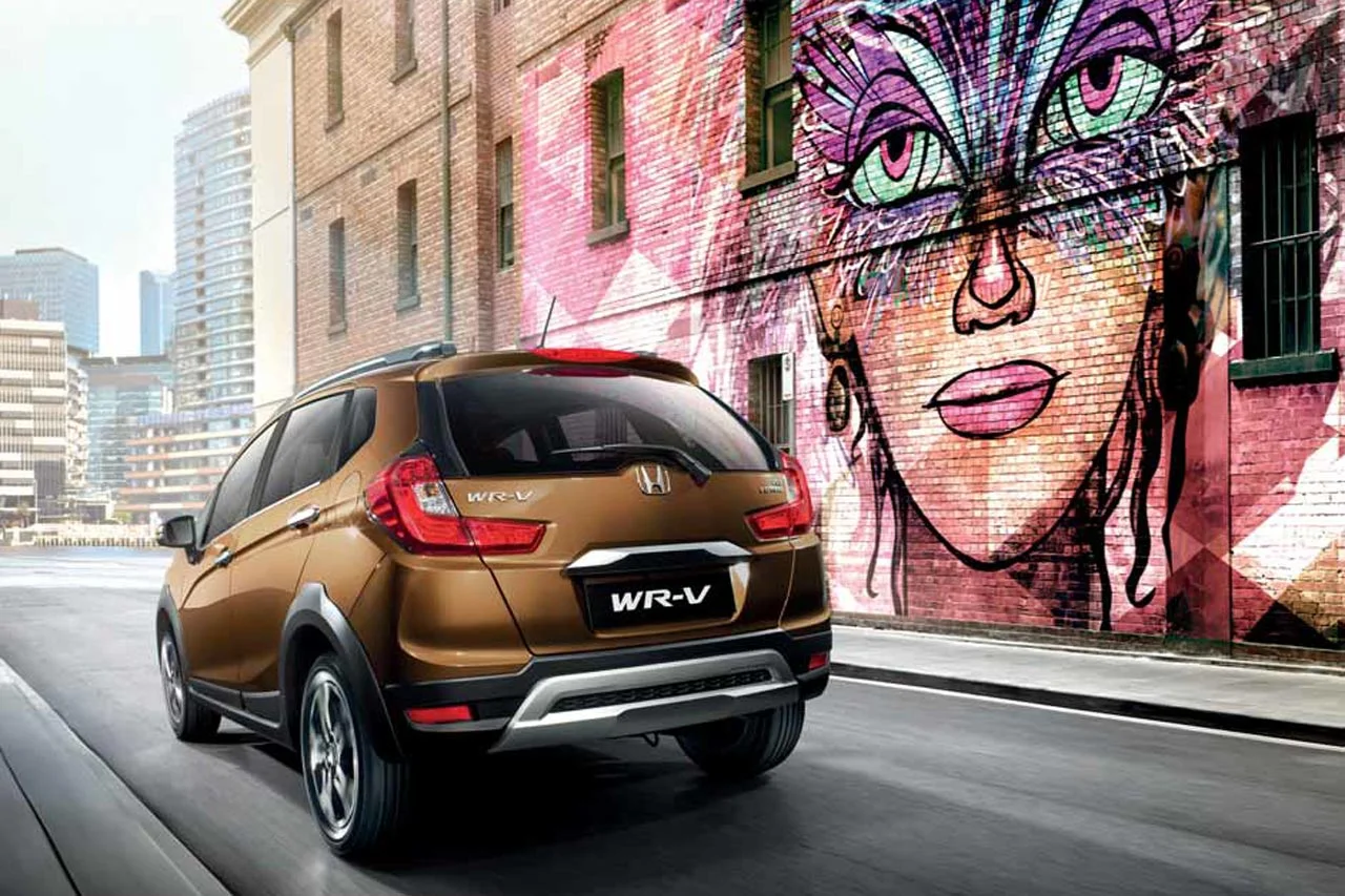 Honda WR-V India rear in motion