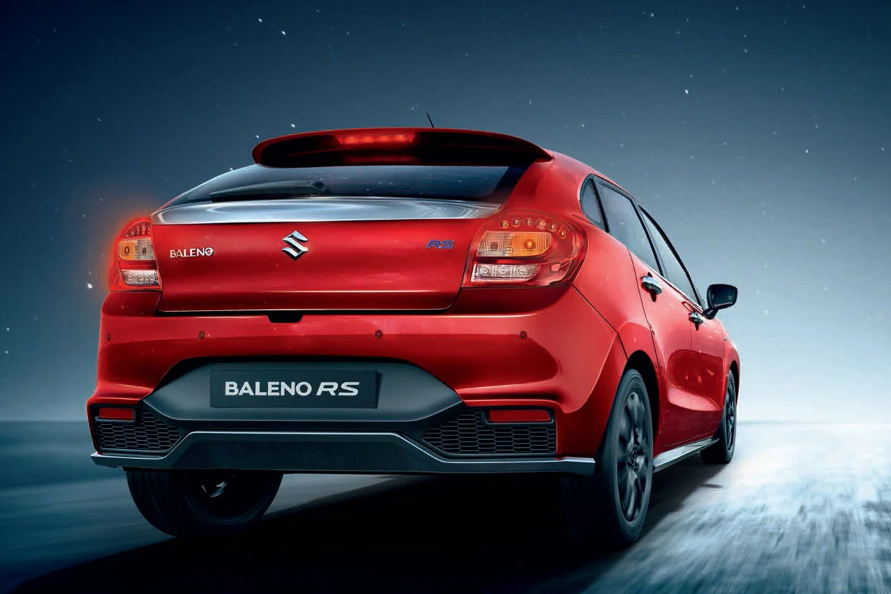 Maruti Suzuki Baleno RS Fire Red rear