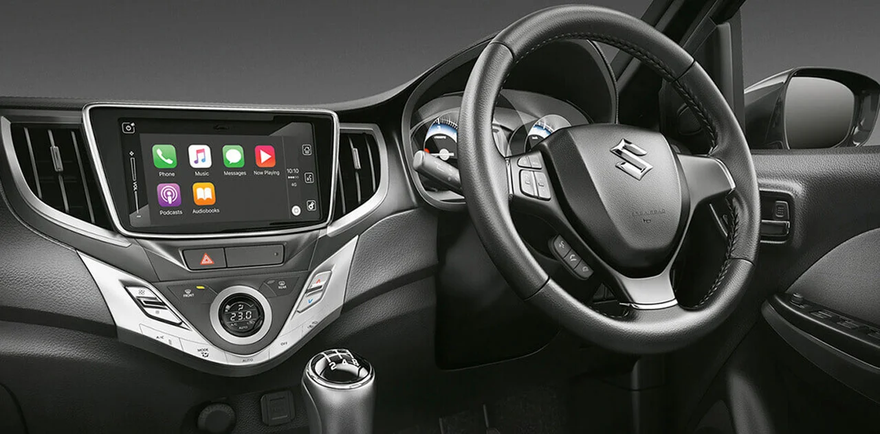 Maruti Suzuki Baleno RS interior