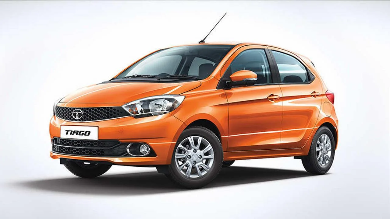 Tata Tiago Sunburst Orange front