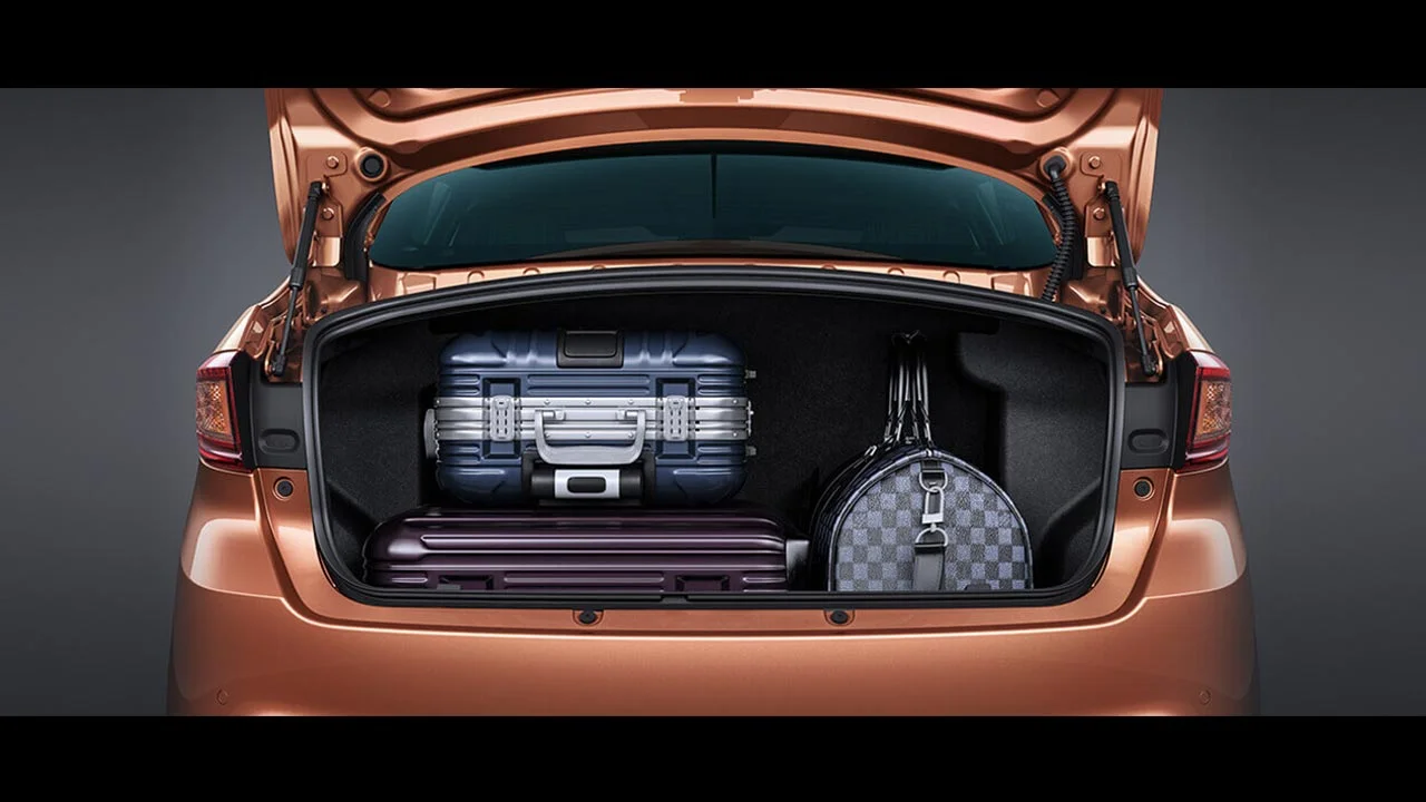 Tata Tigor 419 litre boot space