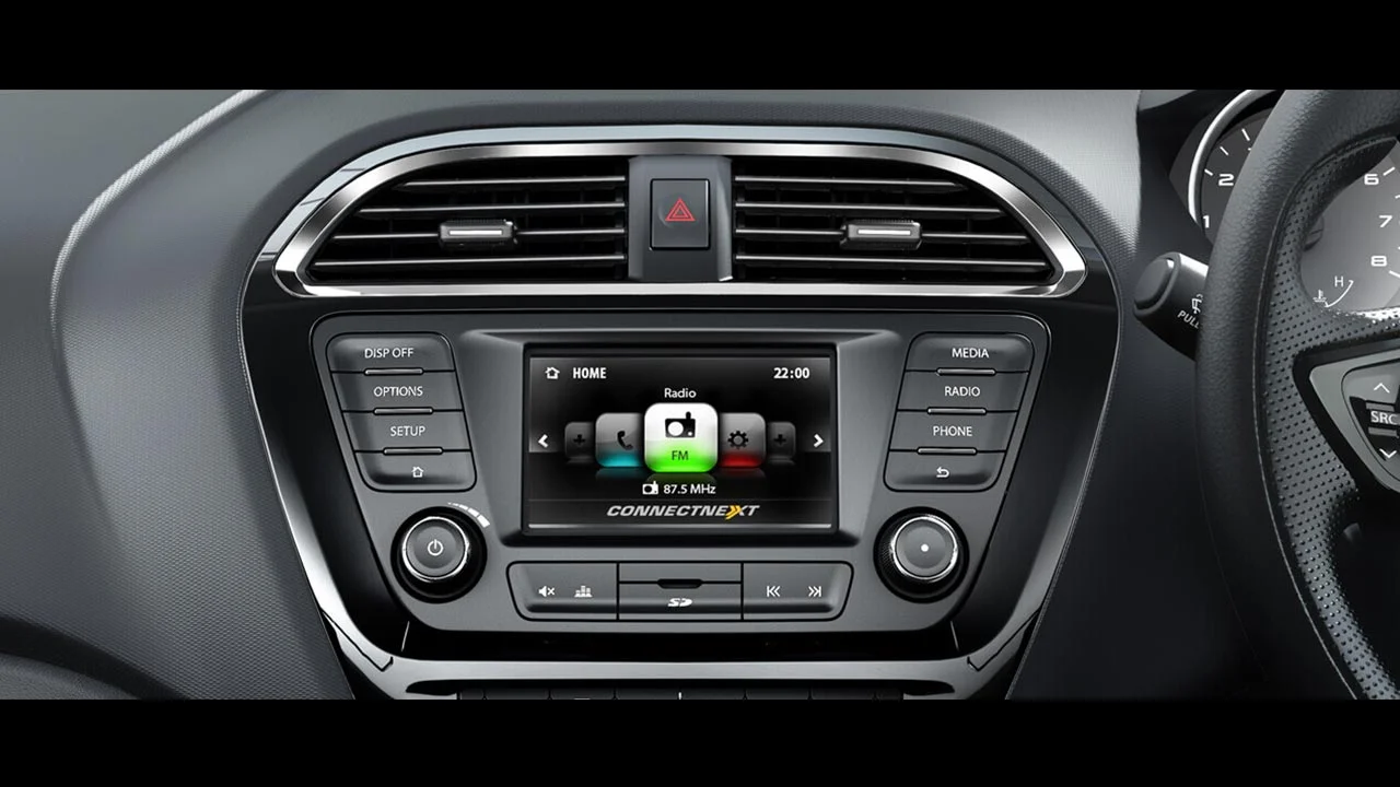Tata Tigor ConnectNext 5-inch touchscreen system by Harman