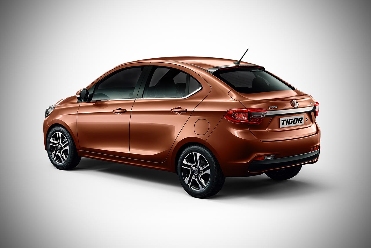 Tata Tigor rear quarter