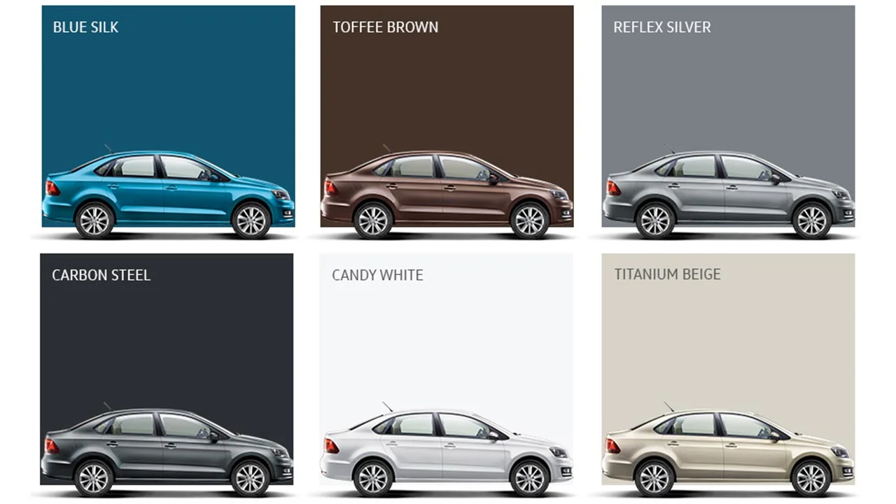 2017 Volkswagen Vento Highline Plus colours