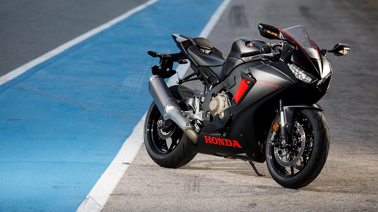 17 Honda Cbr1000rr Fireblade Black Right Side Autobics