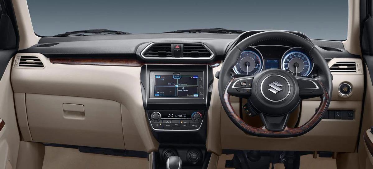 2017 maruti suzuki dzire interior dashboard