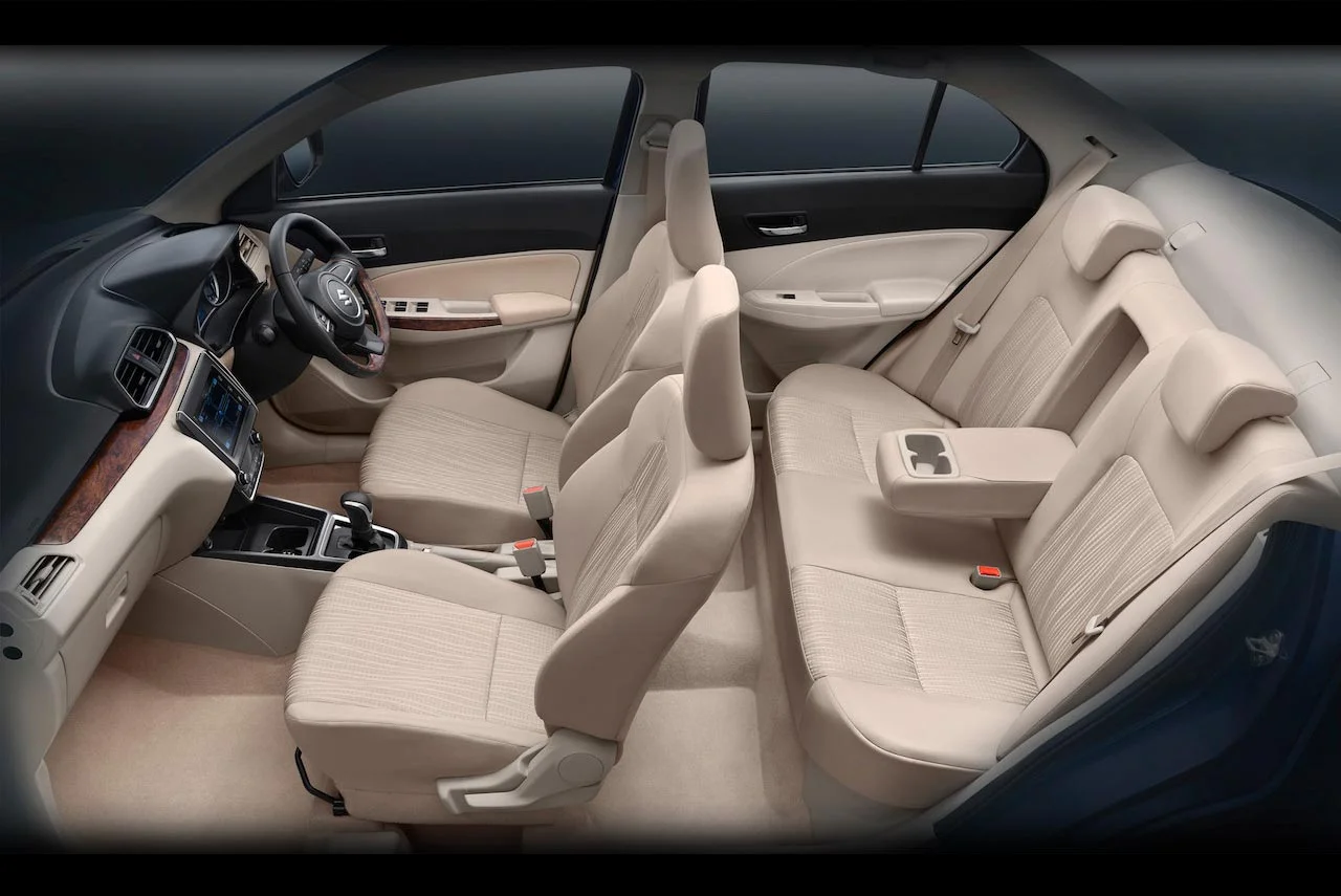 2017 maruti suzuki dzire interior