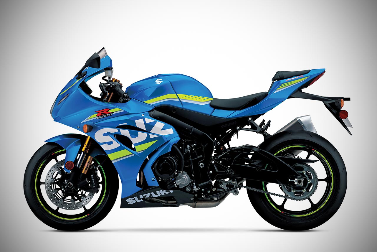 2017 suzuki gsx-r1000r metallic triton blue left side
