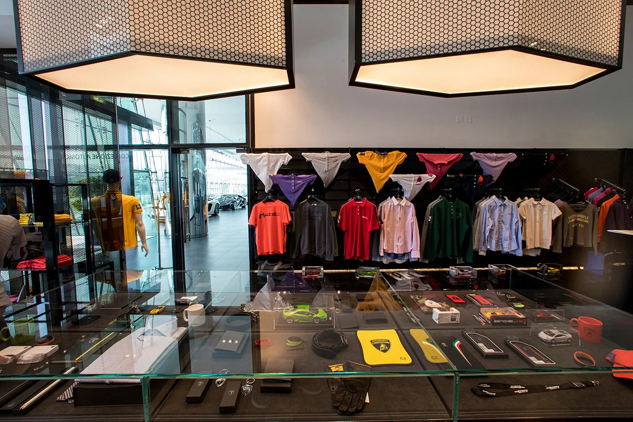 Do check out the Largest Lamborghini showroom if you visit Dubai 14 lamborghini dubai showroom merchandise