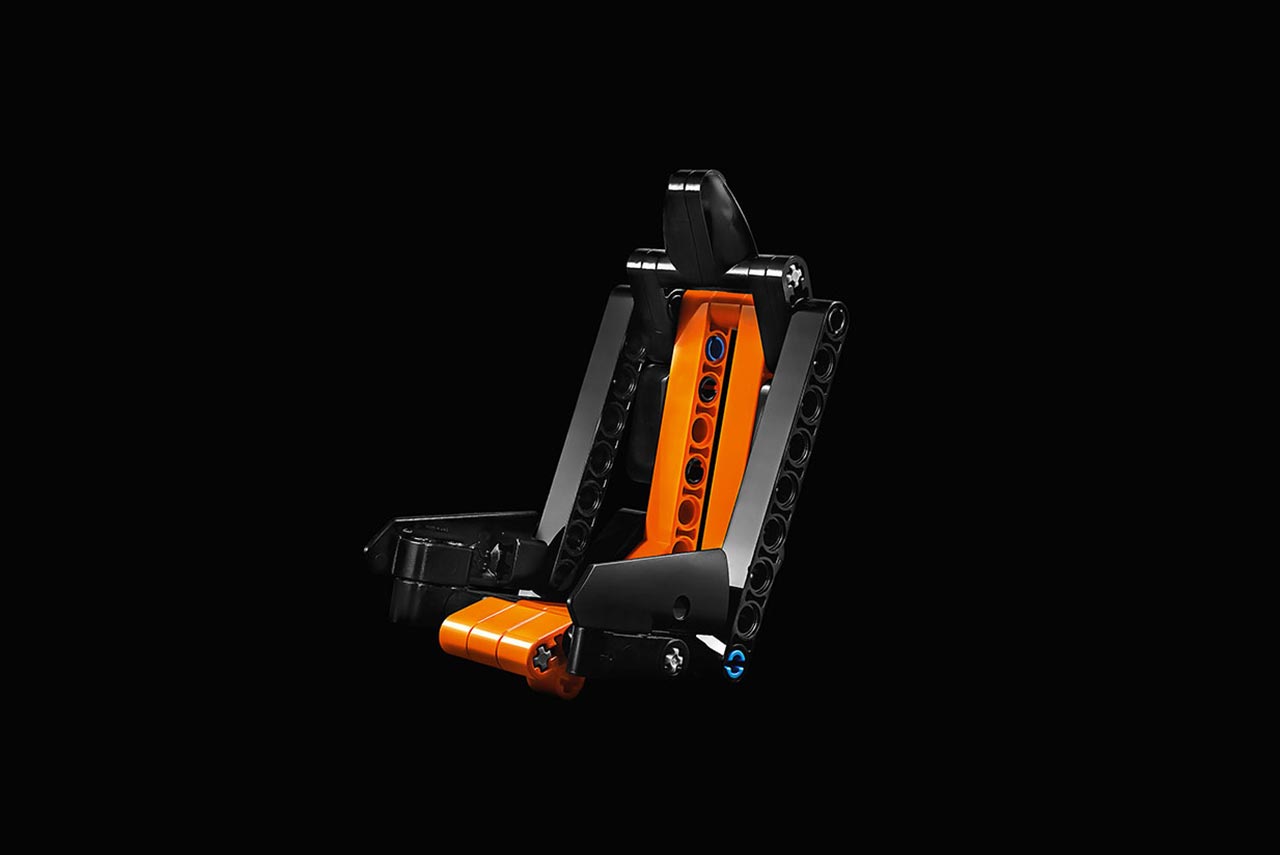 lego technic porsche 911 gt3 rs seat