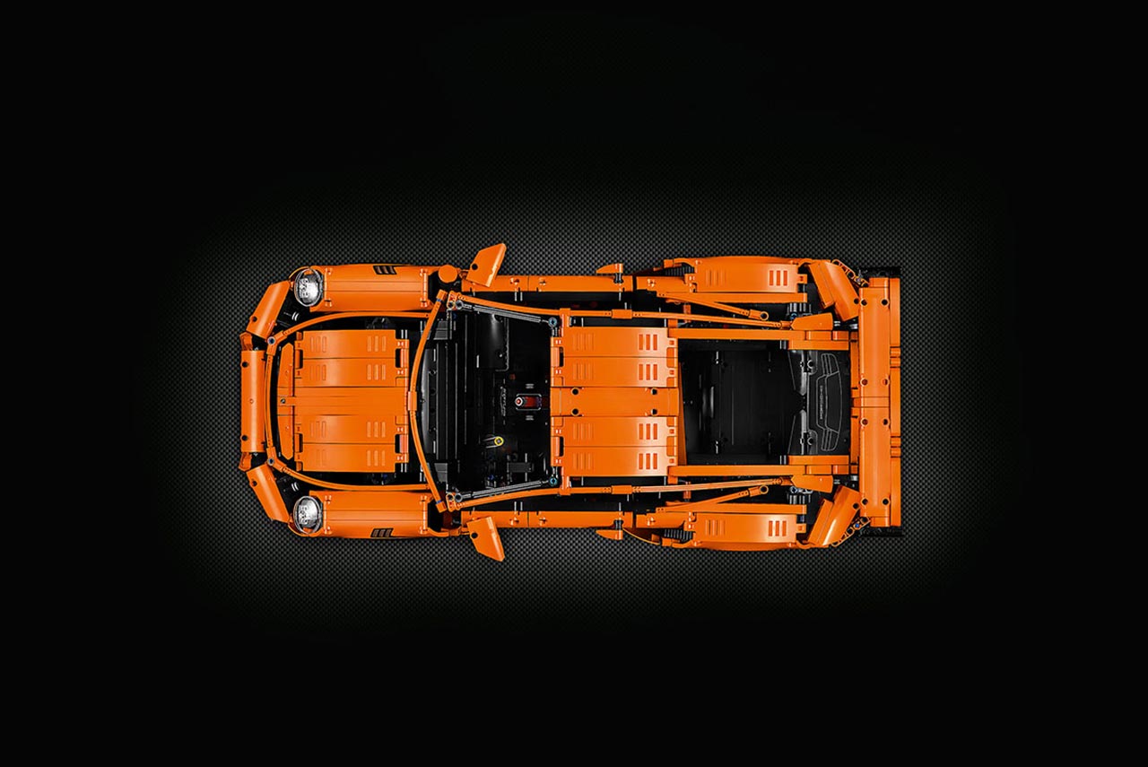 lego technic porsche 911 gt3 rs top