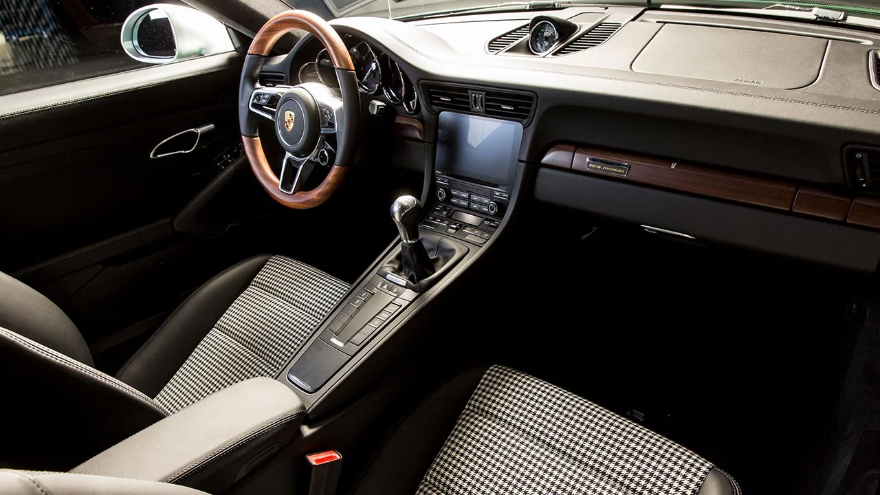 one millionth porsche 911 carrera s interior