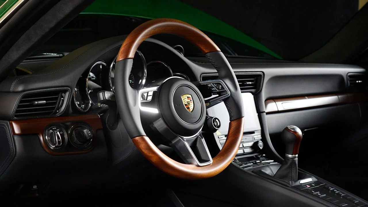 one millionth porsche 911 carrera s steering
