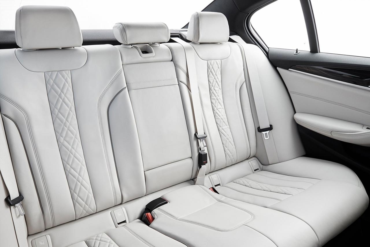 2017 bmw 5 series m sport rear seat