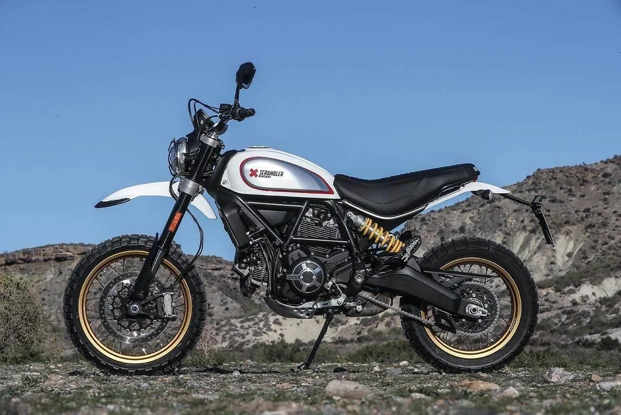 All-New Ducati Scrambler Desert Sled launched in India 8 2017 ducati scrambler desert sled White Mirage left side