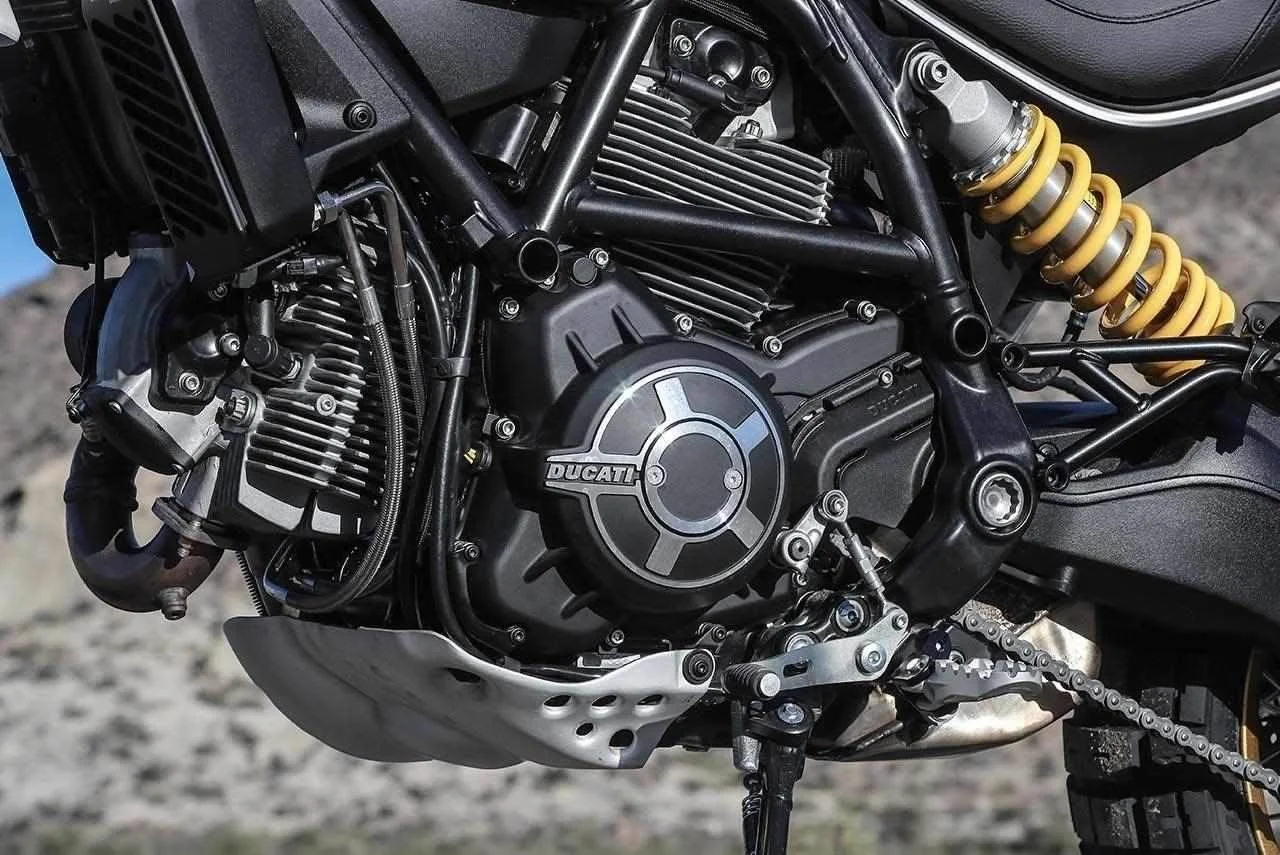 All-New Ducati Scrambler Desert Sled launched in India 15 2017 ducati scrambler desert sled engine