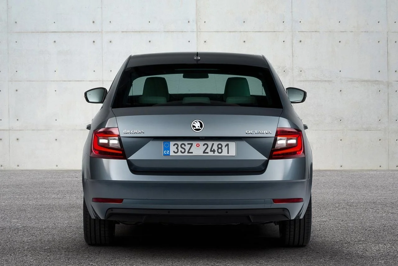 2017 skoda octavia rear