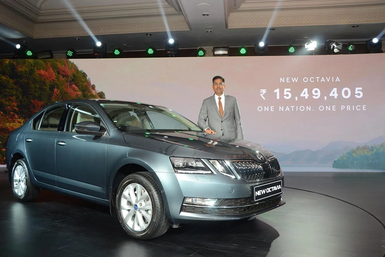 new 2017 skoda octavia launched in india quartz grey