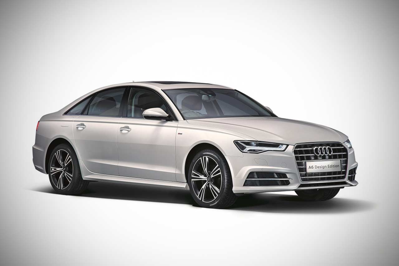 2017 audi a6 design edition front quarter