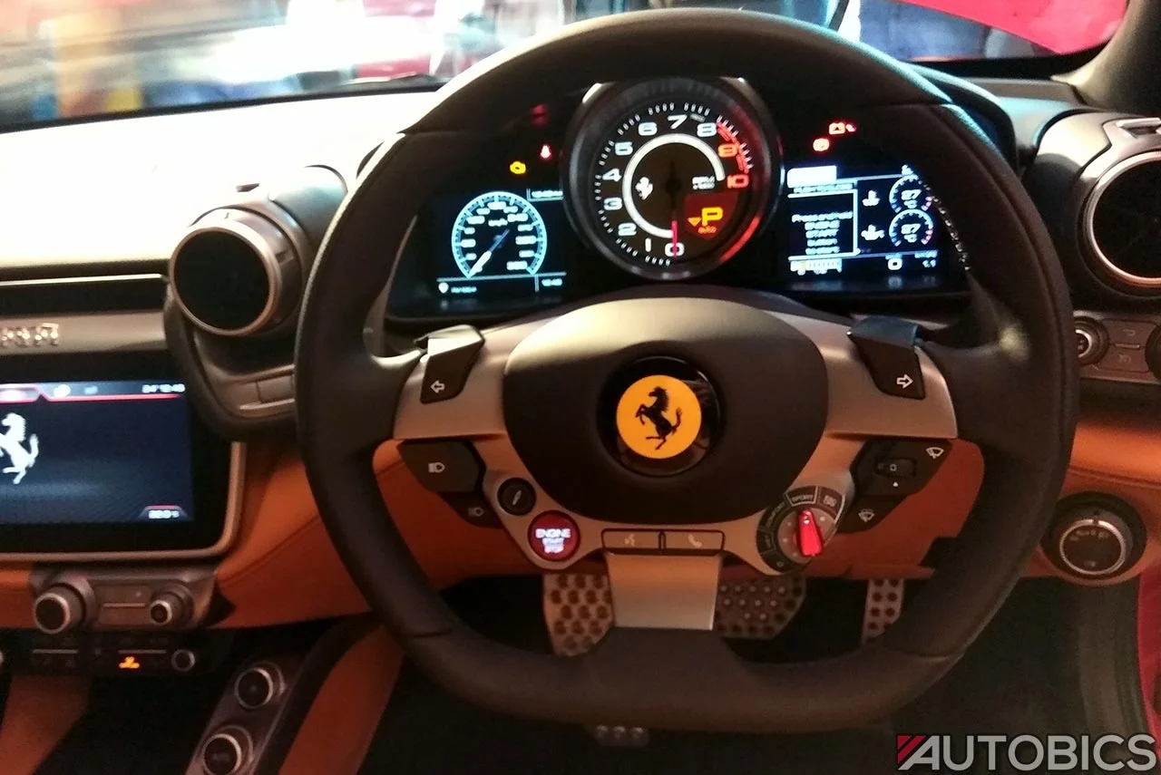 2017 ferrari gtc4lusso steering mumbai showroom