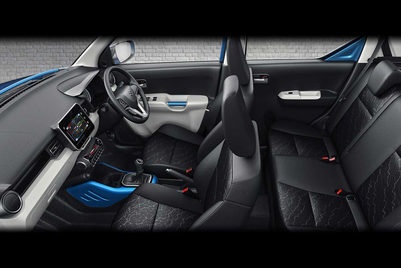 2017 maruti suzuki ignis interior seats
