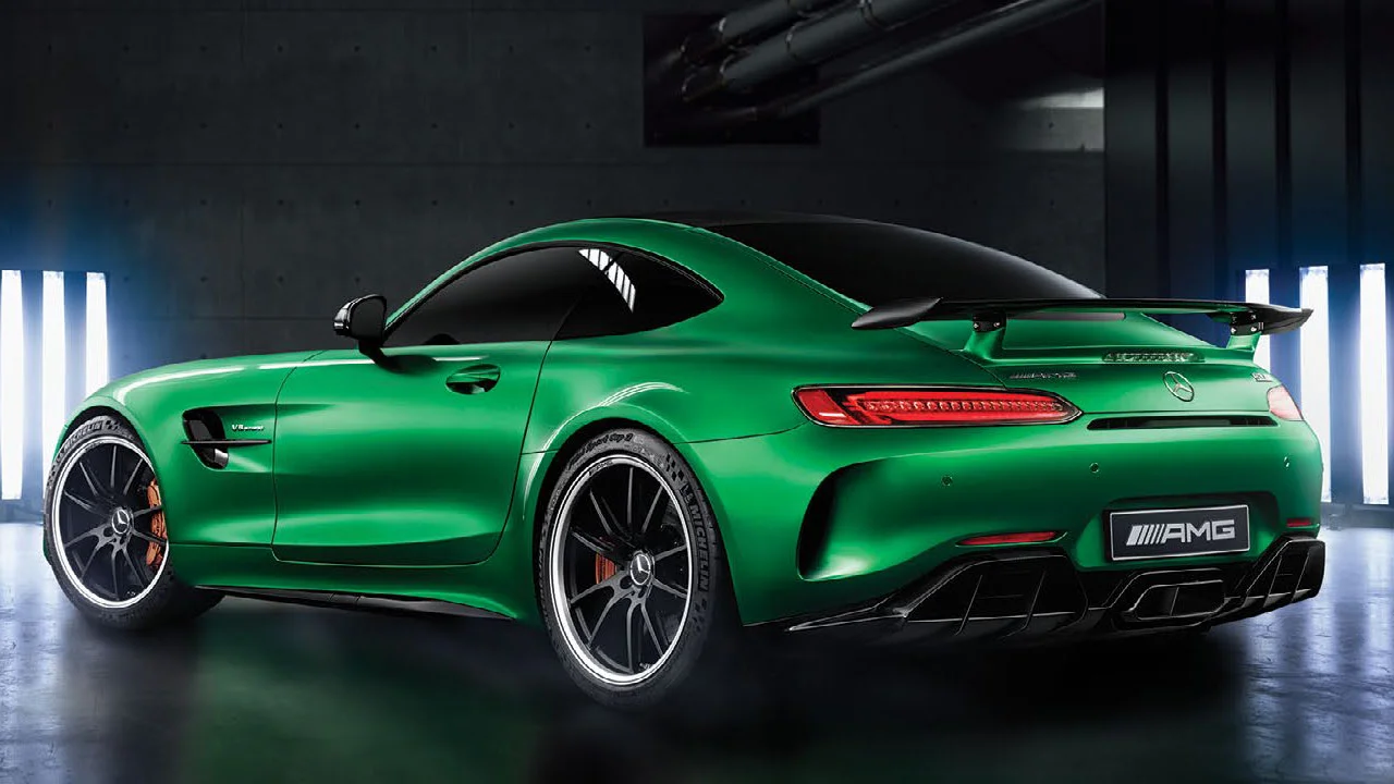 2017 mercedes-amg gt r rear left view