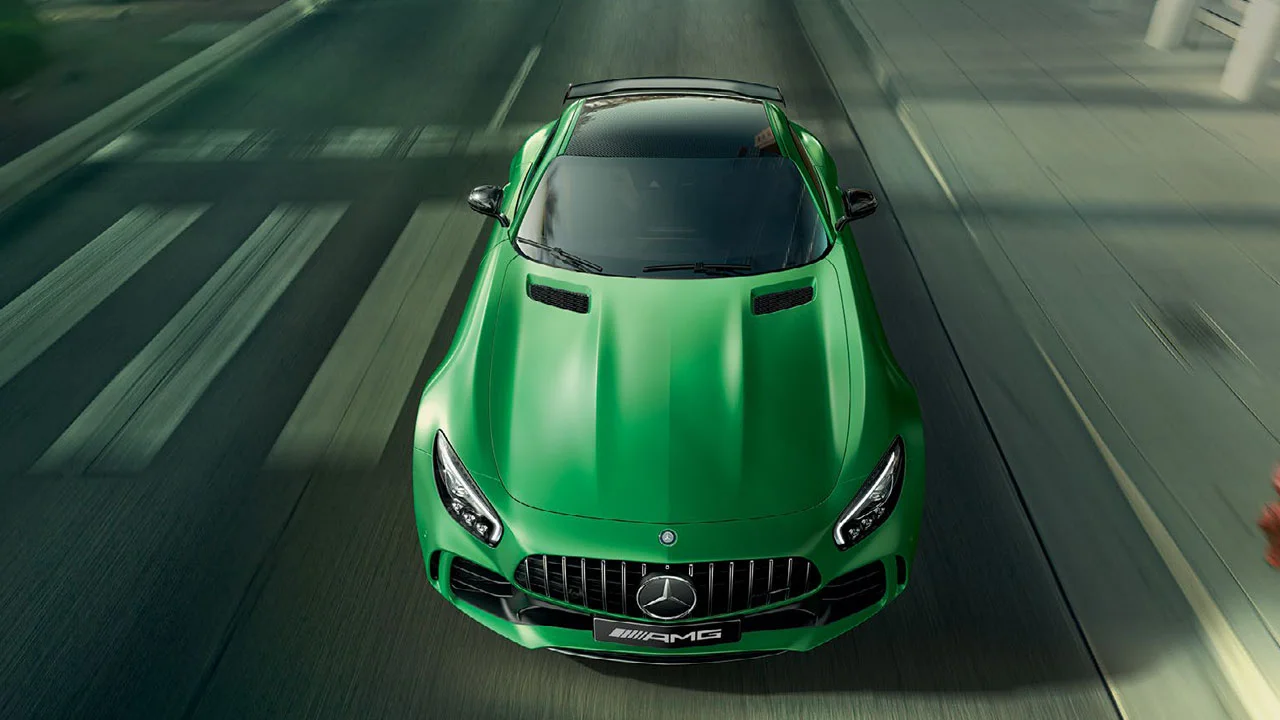 2017 mercedes-amg gt r top front