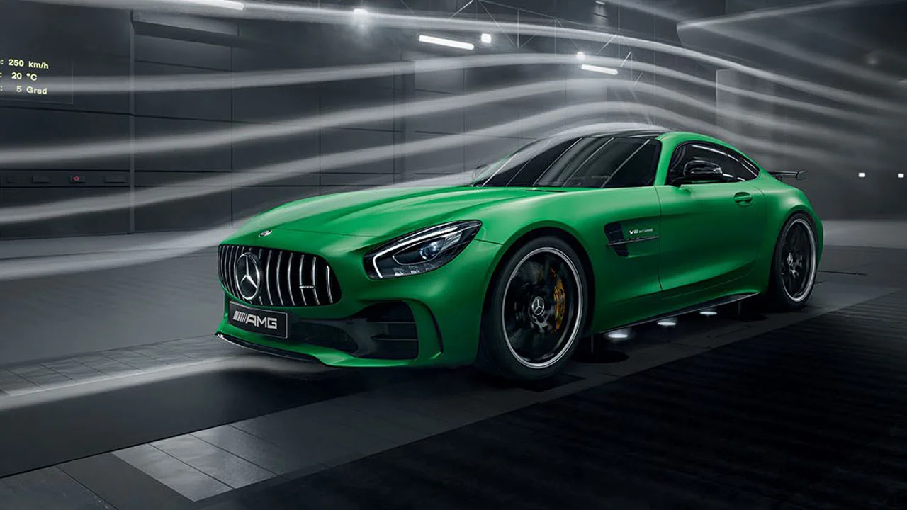 2017 mercedes-amg gt r wind tunnel