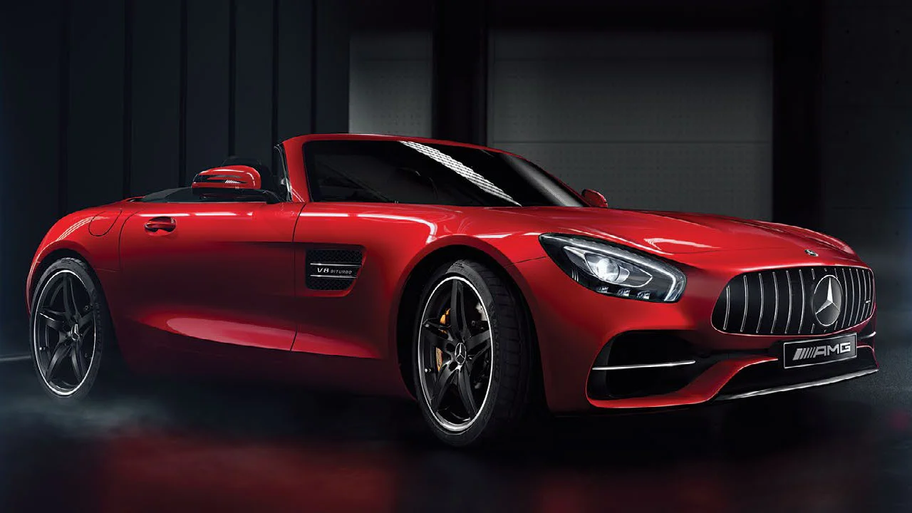 2017 mercedes-amg gt roadster front right