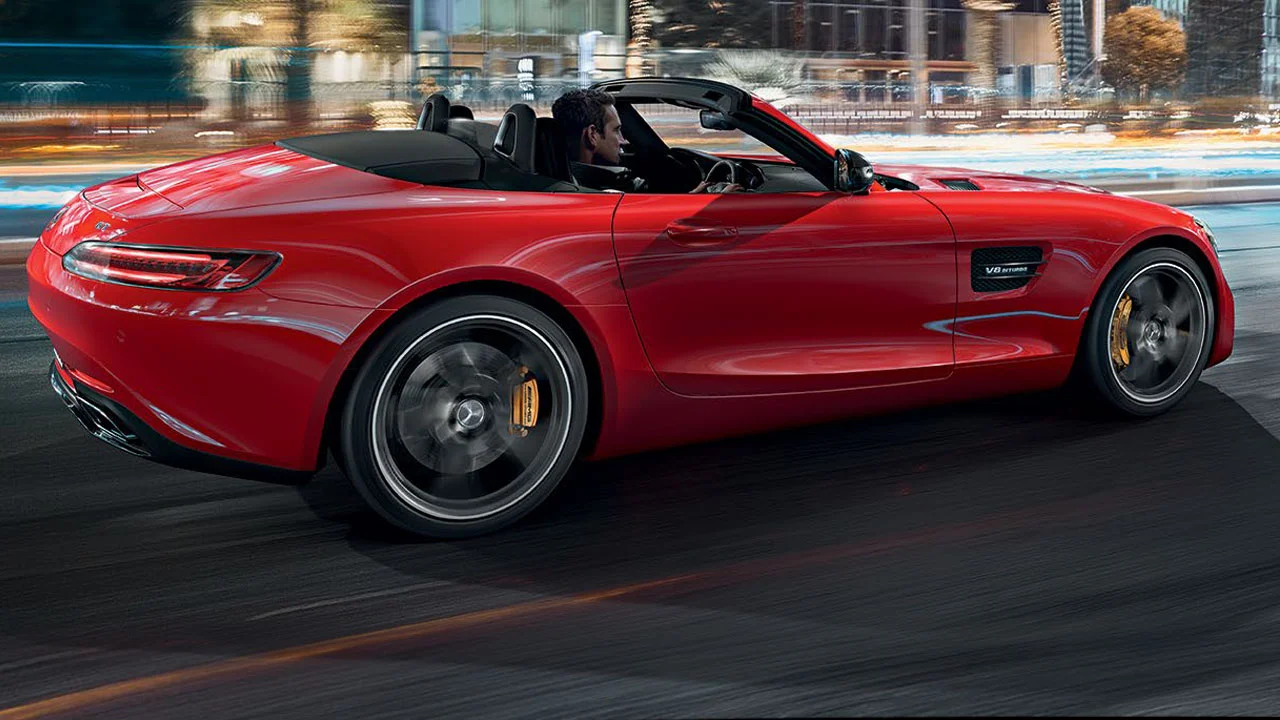 2017 mercedes-amg gt roadster rear right