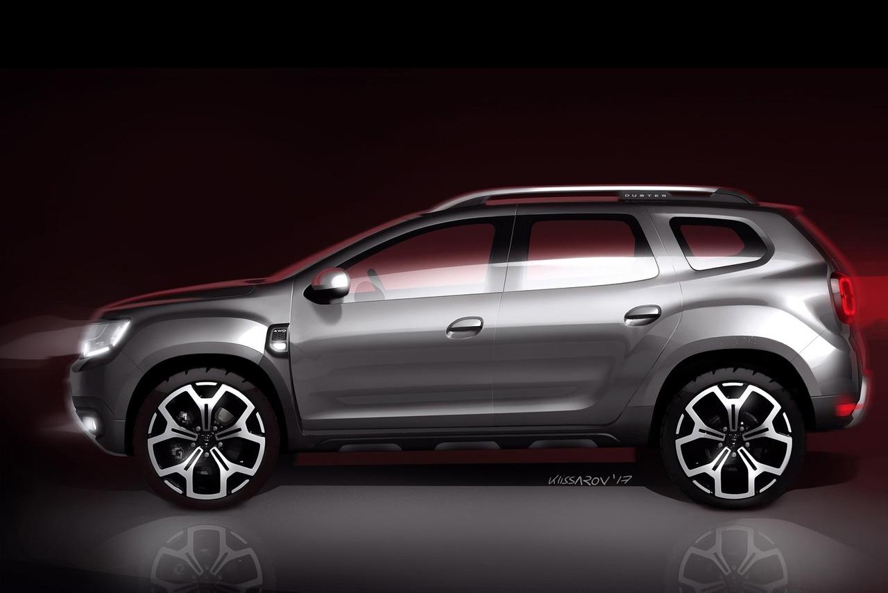 2018 new dacia duster design sketch side