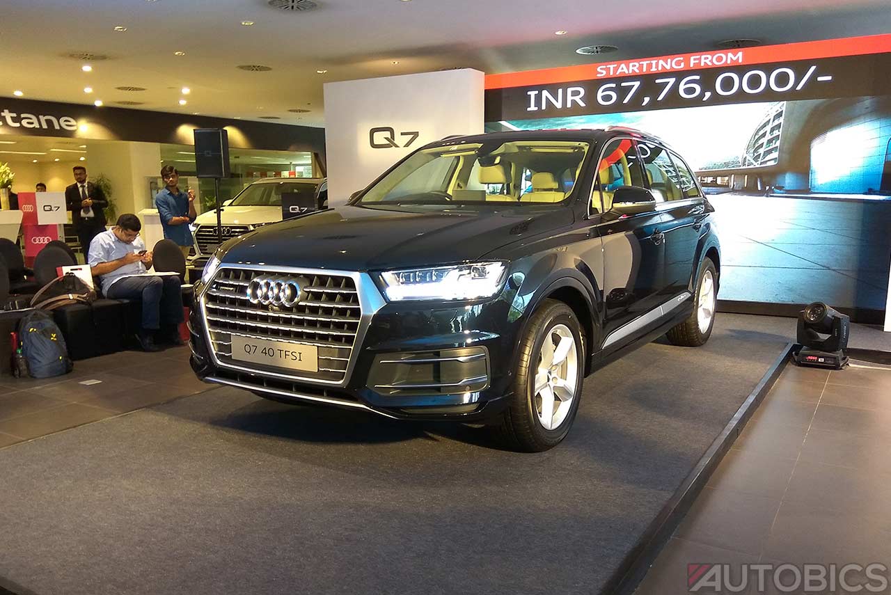 2017 audi q7 40 tfsi india front quarter