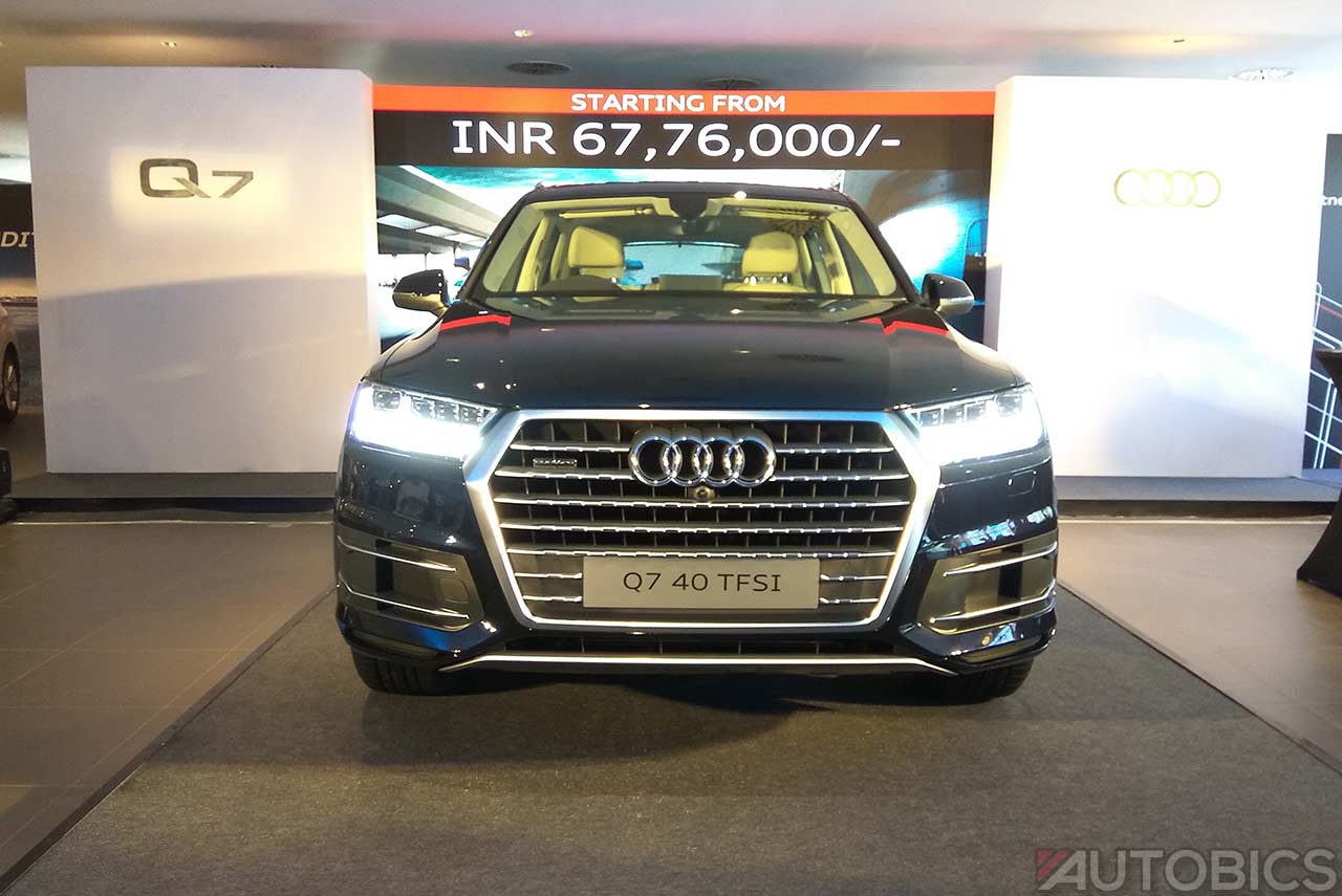 2017 audi q7 40 tfsi india front