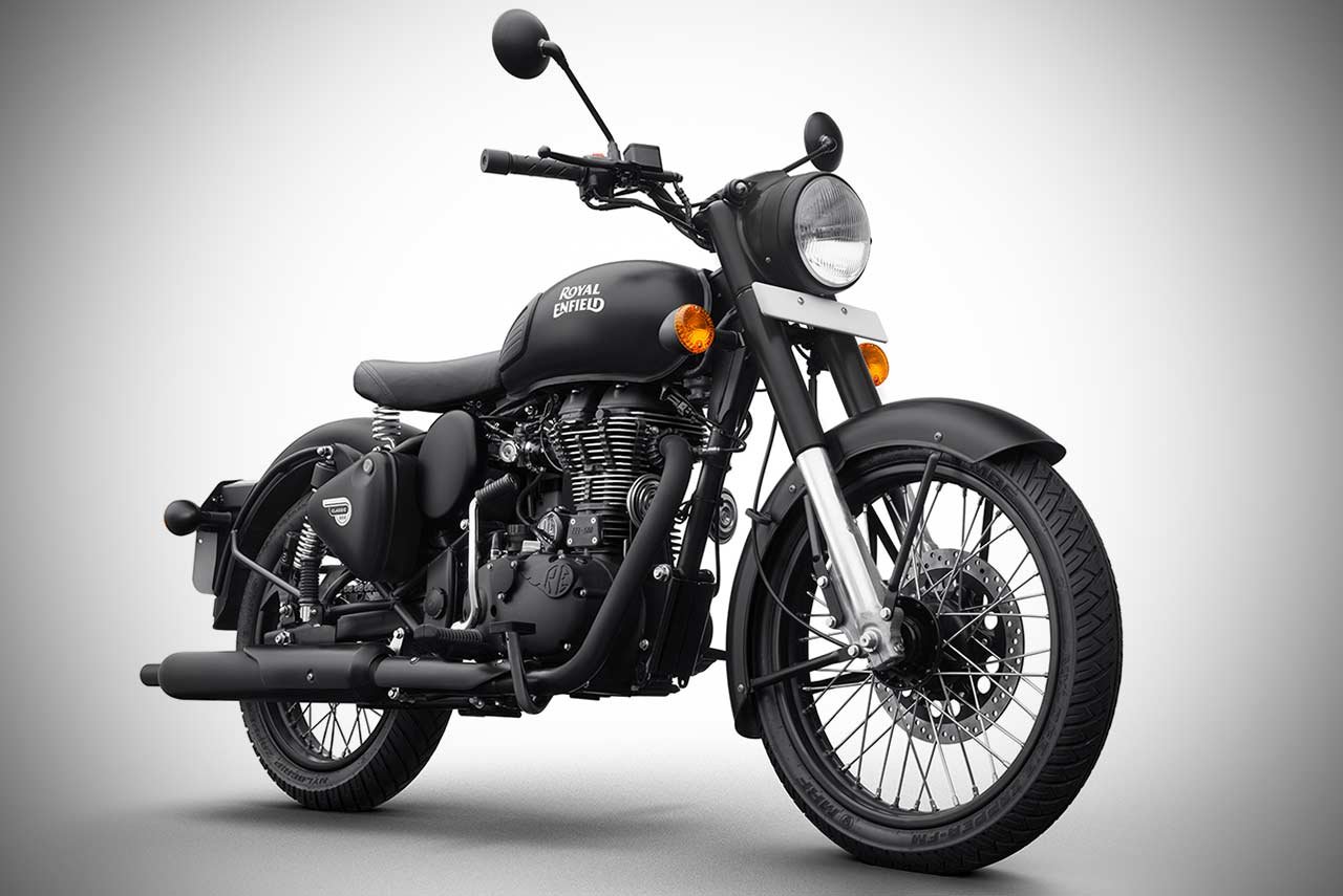 Royal Enfield Classic 350 Gunmetal Grey and Classic 500 Stealth Black ...