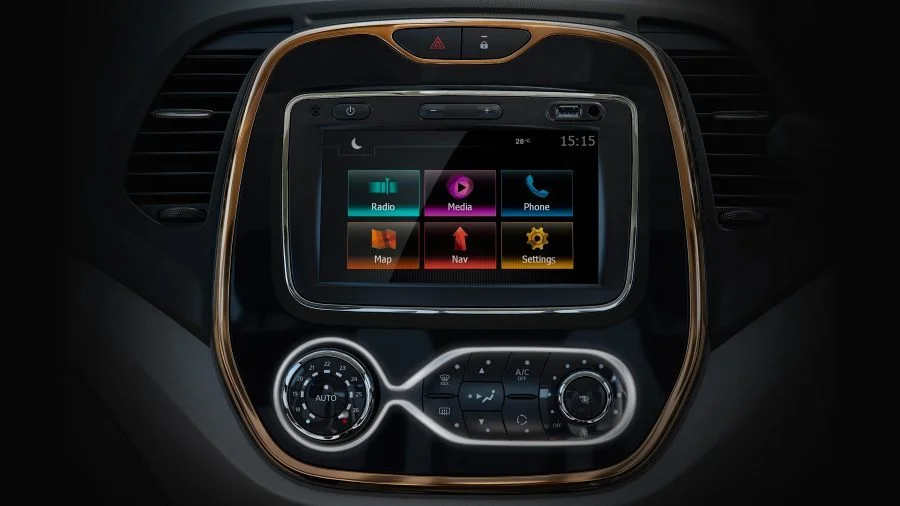 renault captur india touchscreen pr