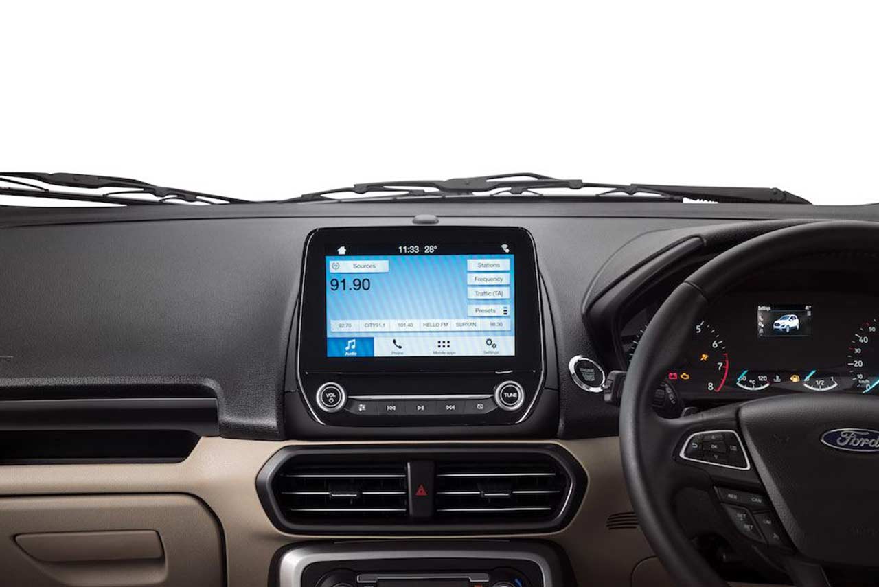 2017 ford ecosport india touchscreen pr