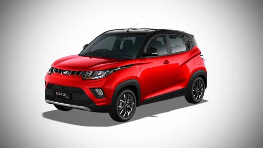 Mahindra KUV100 NXT Accessories and Customization Options Showcased 23 2017 mahindra kuv100 nxt flamboyant red and metallic black pr