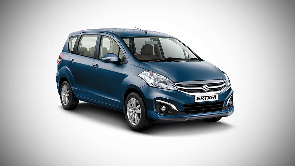 maruti suzuki ertiga pearl blue blaze color