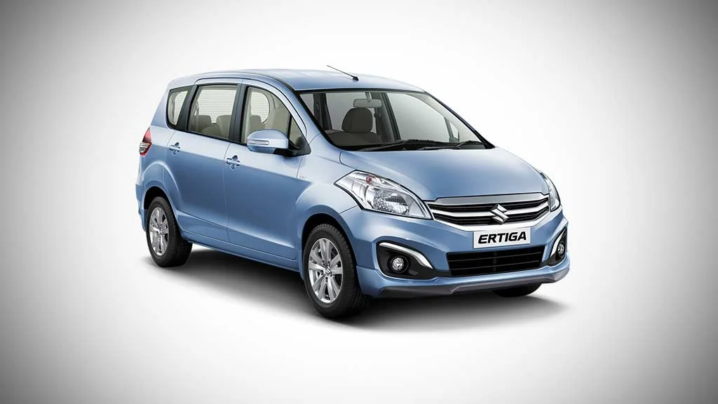 maruti suzuki ertiga serene blue color