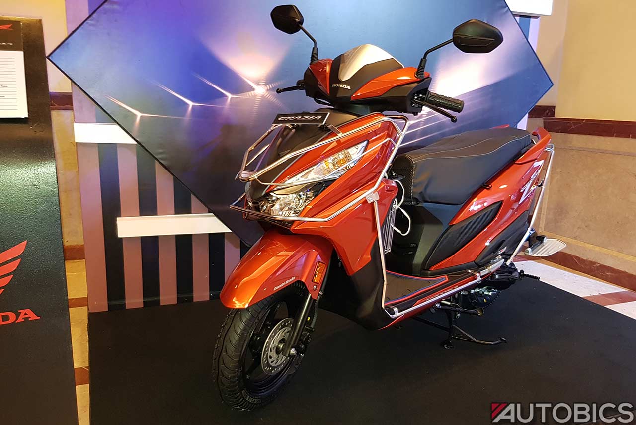 Honda Grazia Accessories Showcased at its Launch AUTOBICS