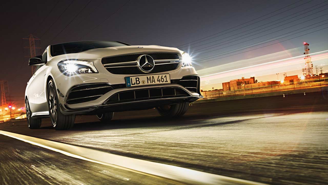 2017 mercedes-amg cla 45 front pr