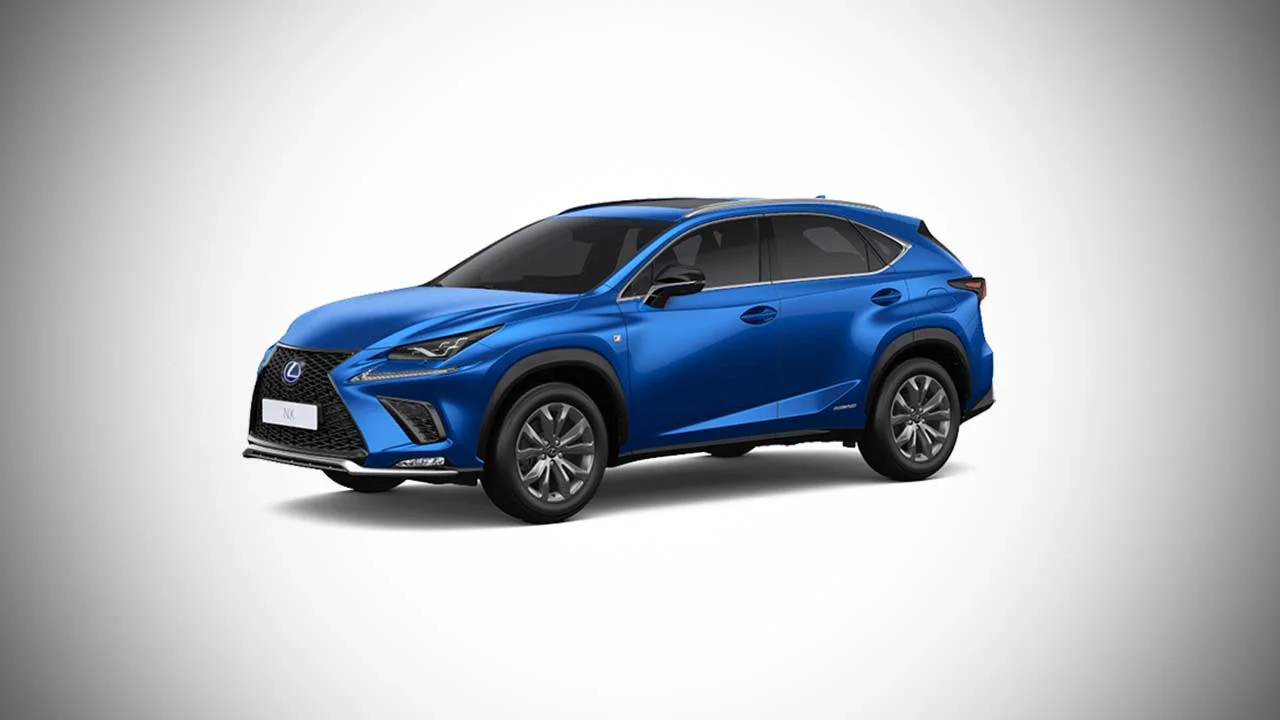 2018 lexus nx300h fsport blue front
