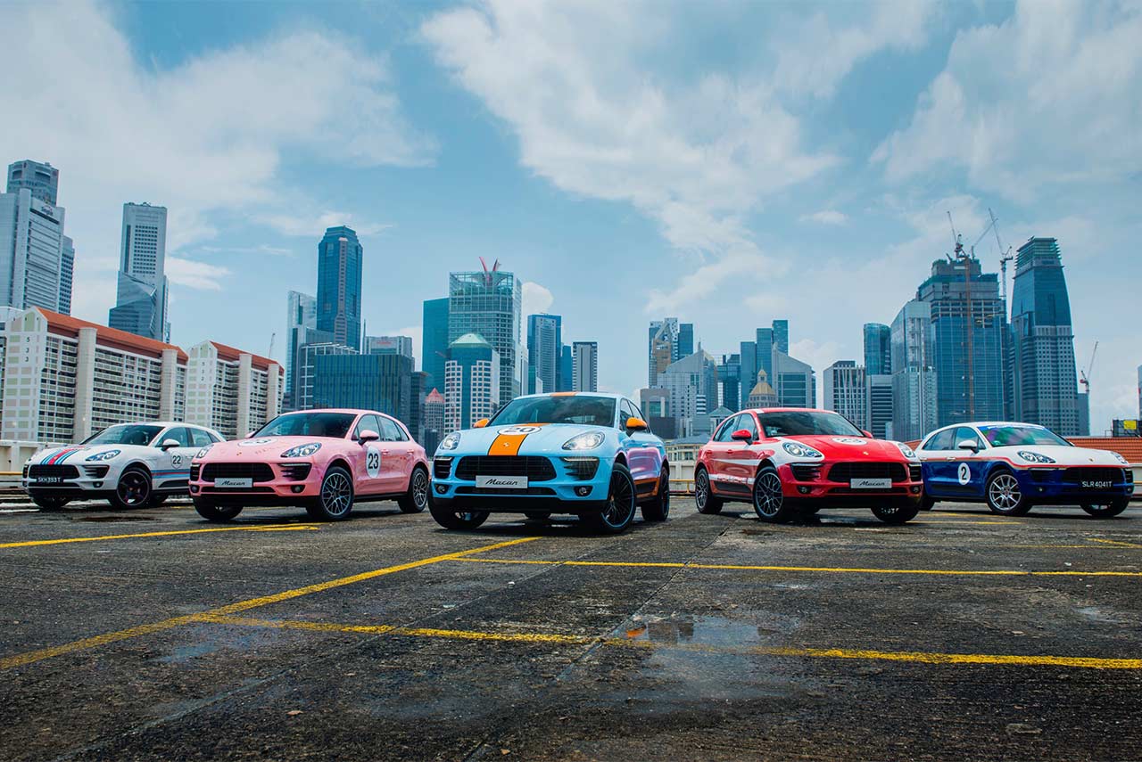 2017 Porsche Macan Motorsport Liveries Singapore