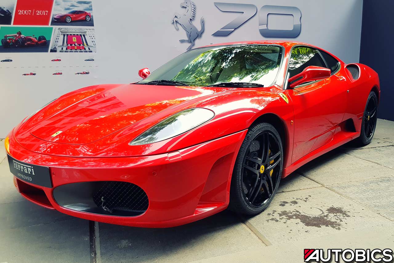 Ferrari F430 Red Mumbai Front Quarter